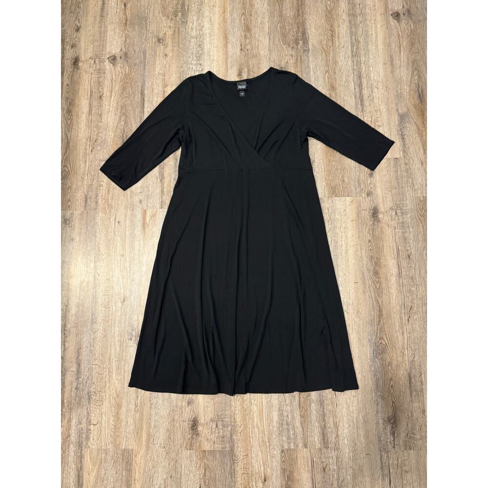 Eileen Fisher Women’s Black Silk Dress Size Large